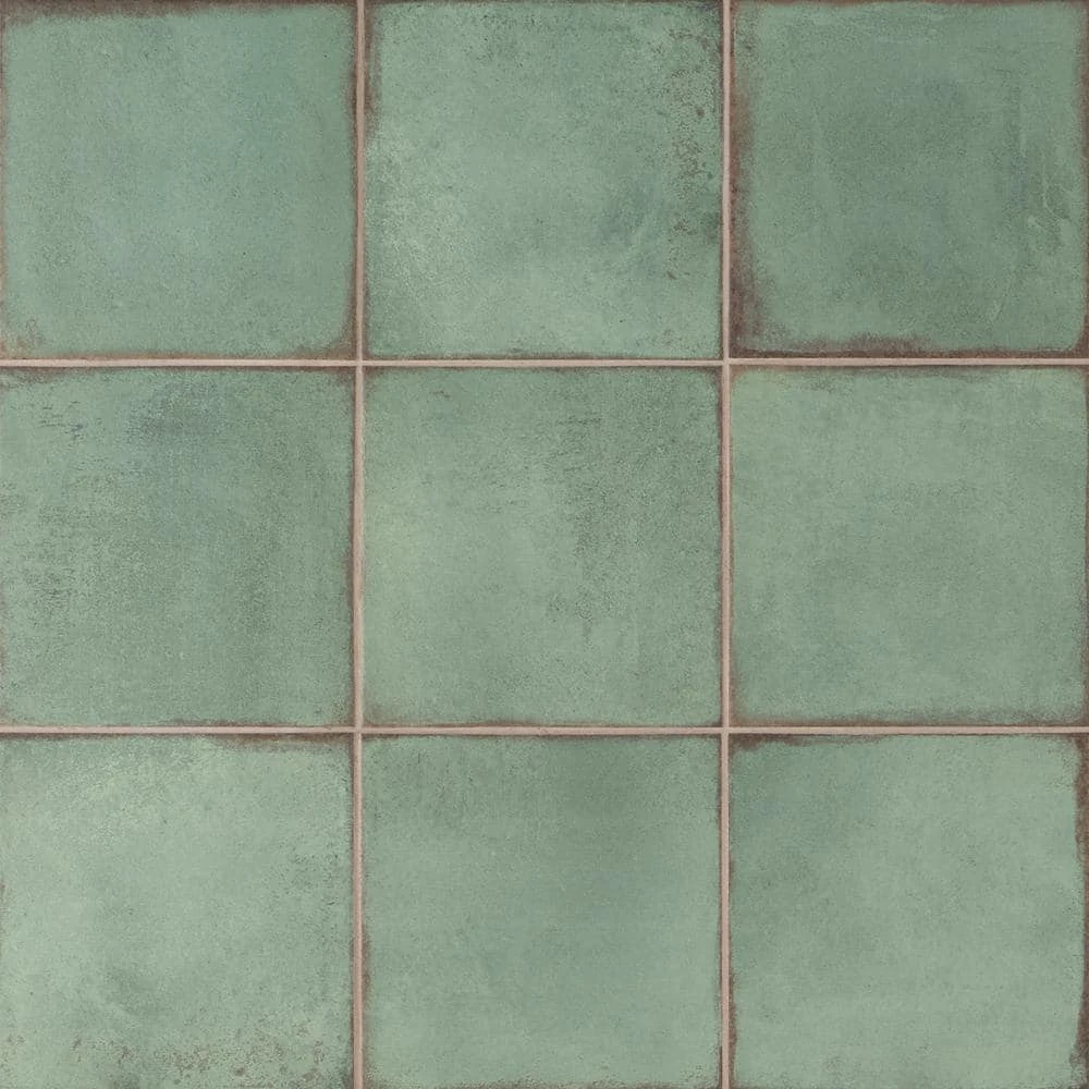 Santa Fe Green 7.87 in. x 7.87 in. Matte Porcelain Floor and Wall Tile (11.19 sq. ft./Case) by Ivy Hill Tile 3 Santa Fe Green 7.87 in. x 7.87 in. Matte Porcelain Floor and Wall Tile (11.19 sq. ft./Case) by Ivy Hill Tile