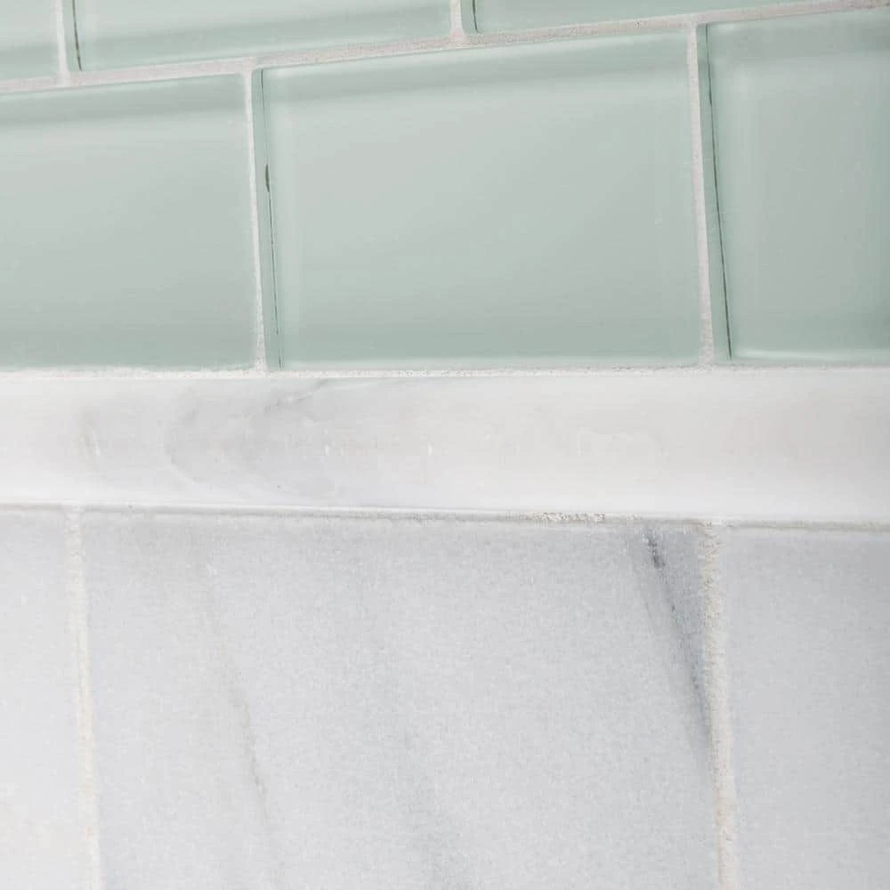 Siberian Gloss Green 11.625 in. x 11.625 in. Interlocking Gloss Glass Mosaic Tile (9.38 sq. ft./Case) by Jeffrey Court 6 Siberian Gloss Green 11.625 in. x 11.625 in. Interlocking Gloss Glass Mosaic Tile (9.38 sq. ft./Case) by Jeffrey Court - Image 4