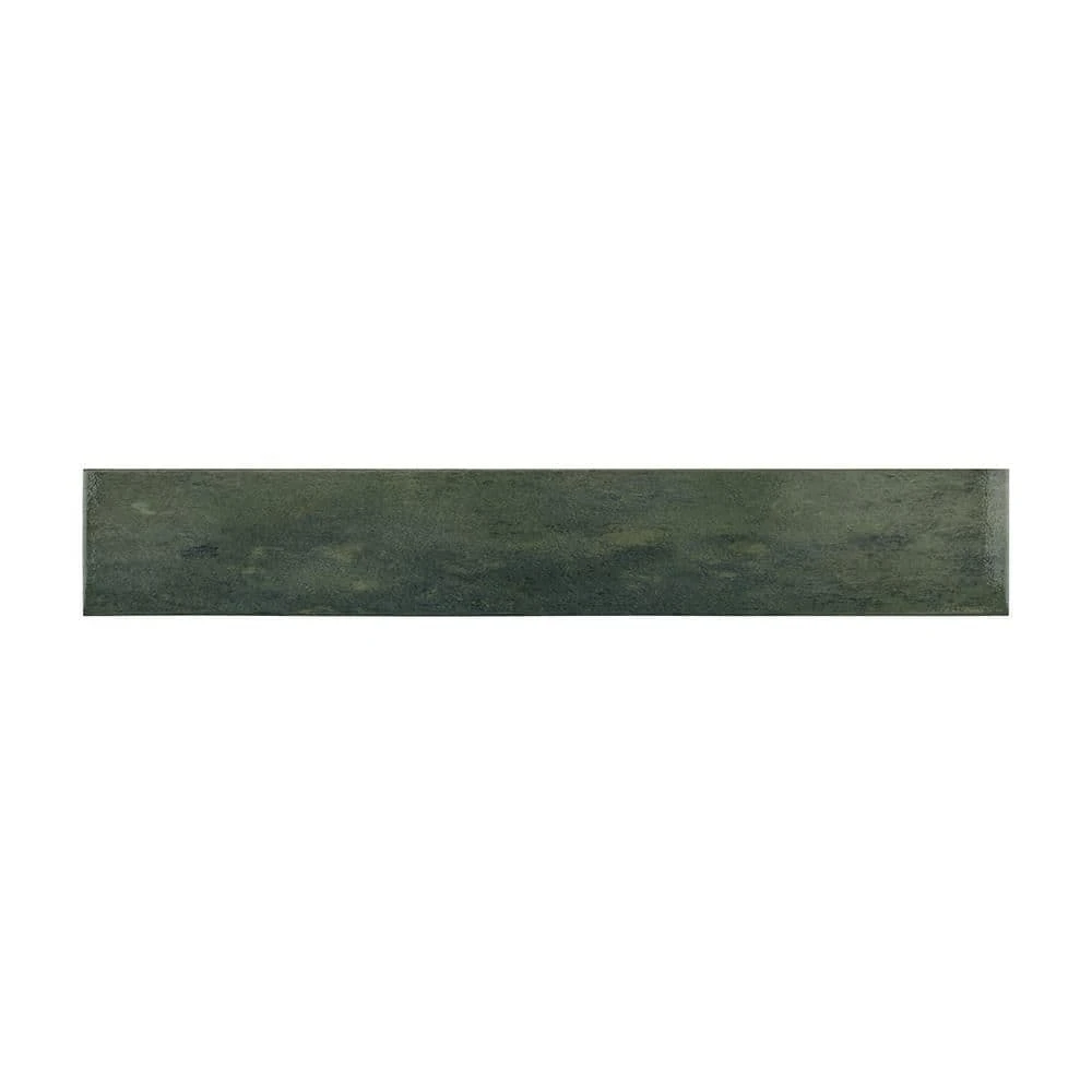 Typhoon Green 3 in. x 18 in. Subway Gloss Porcelain Wall and Floor Tile (10.76 sq. ft./Case) by Jeffrey Court 8 Typhoon Green 3 in. x 18 in. Subway Gloss Porcelain Wall and Floor Tile (10.76 sq. ft./Case) by Jeffrey Court - Image 6