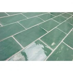 Catalina Green Lake 3 in. x 6 in. Polished Ceramic Subway Wall Tile (5.38 sq.ft./case) by Ivy Hill Tile 15 Catalina Green Lake 3 in. x 6 in. Polished Ceramic Subway Wall Tile (5.38 sq.ft./case) by Ivy Hill Tile -Tile Elegant Shop green lake ivy hill tile ceramic tile ext3rd101721 1f 1000