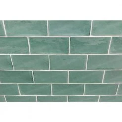 Catalina Green Lake 3 in. x 6 in. Polished Ceramic Subway Wall Tile (5.38 sq.ft./case) by Ivy Hill Tile 16 Catalina Green Lake 3 in. x 6 in. Polished Ceramic Subway Wall Tile (5.38 sq.ft./case) by Ivy Hill Tile -Tile Elegant Shop green lake ivy hill tile ceramic tile ext3rd101721 44 1000