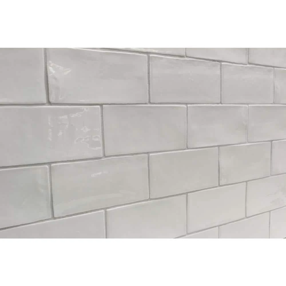 Catalina Gris 3 in. x 6 in. Polished Ceramic Subway Wall Tile (5.38 sq.ft./case) by Ivy Hill Tile 9 Catalina Gris 3 in. x 6 in. Polished Ceramic Subway Wall Tile (5.38 sq.ft./case) by Ivy Hill Tile - Image 7