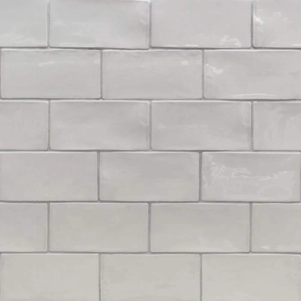 Catalina Gris 3 in. x 6 in. Polished Ceramic Subway Wall Tile (5.38 sq.ft./case) by Ivy Hill Tile 3 Catalina Gris 3 in. x 6 in. Polished Ceramic Subway Wall Tile (5.38 sq.ft./case) by Ivy Hill Tile