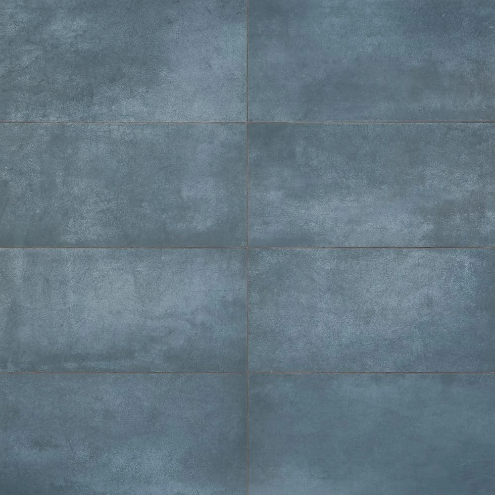 Forge Indigo 24 in. x 12 in. Matte Porcelain Floor and Wall Tile (7 Pieces, 13.56 Sq. Ft. /Case) by Ivy Hill Tile 3 Forge Indigo 24 in. x 12 in. Matte Porcelain Floor and Wall Tile (7 Pieces, 13.56 Sq. Ft. /Case) by Ivy Hill Tile