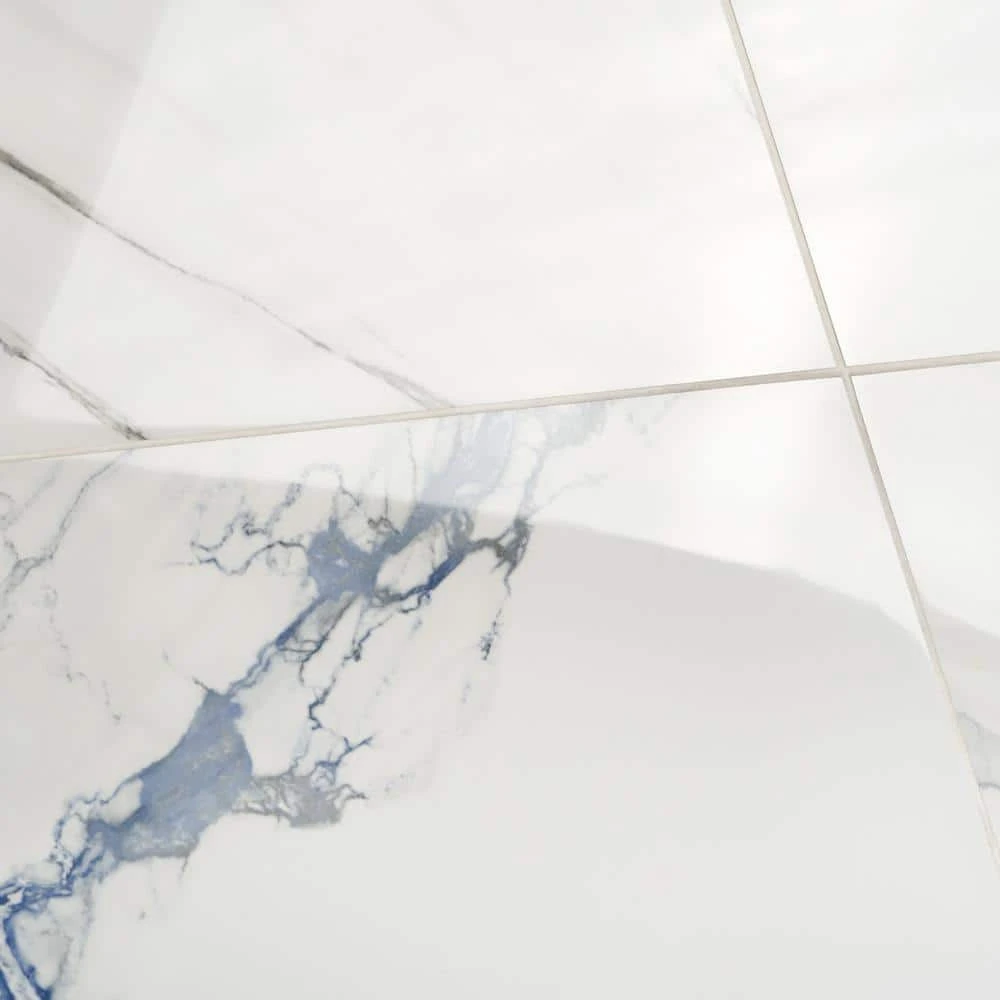 Calacatta Indigo 12 in. x 24 in. Polished Porcelain Floor and Wall Tile (6-Piece, 11.62 sq. ft./Case) by Ivy Hill Tile 8 Calacatta Indigo 12 in. x 24 in. Polished Porcelain Floor and Wall Tile (6-Piece, 11.62 sq. ft./Case) by Ivy Hill Tile - Image 6