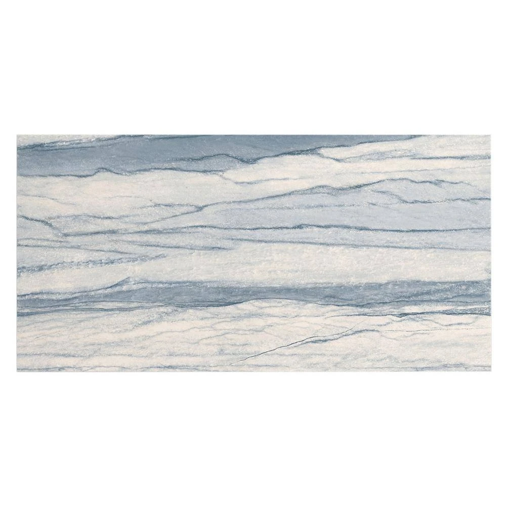 Macauba Indigo 23.62 in. x 47.24 in. Polished Porcelain Marble Look Floor and Wall Tile (15.49 sq. ft./Case) by Ivy Hill Tile 9 Macauba Indigo 23.62 in. x 47.24 in. Polished Porcelain Marble Look Floor and Wall Tile (15.49 sq. ft./Case) by Ivy Hill Tile - Image 7