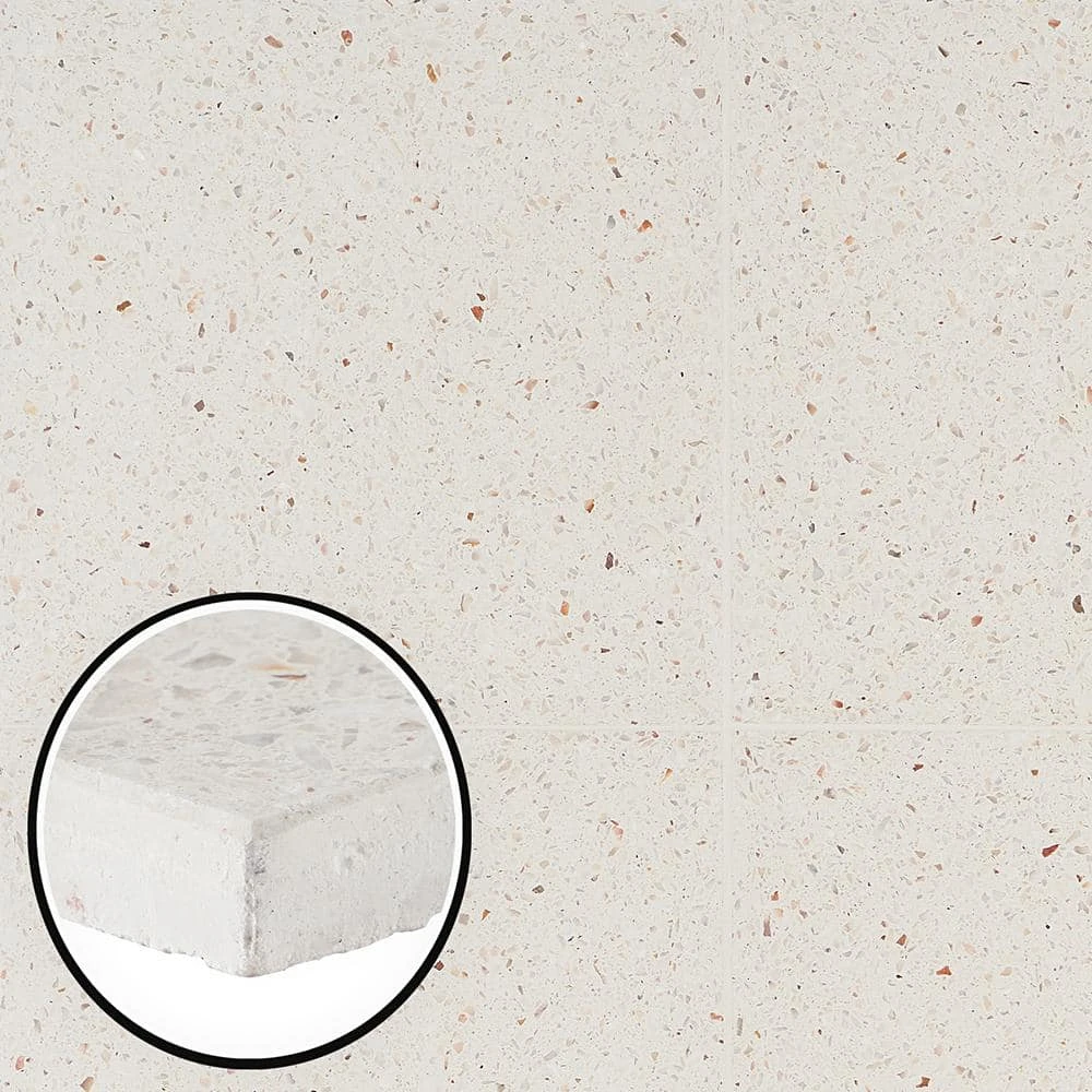 Raleigh Ivory Square 16.14 in. x 16.14 in. Polished Terrazzo Floor and Wall Tile (3.61 sq. ft./Case) by Ivy Hill Tile 4 Raleigh Ivory Square 16.14 in. x 16.14 in. Polished Terrazzo Floor and Wall Tile (3.61 sq. ft./Case) by Ivy Hill Tile - Image 2