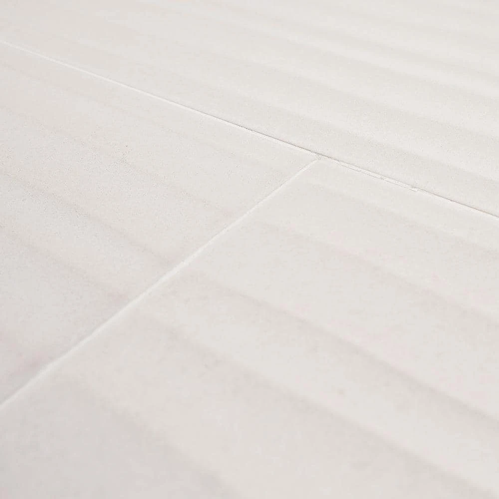 Ivory Lines 9.8 in. x 28.7 in. Matte Ceramic Wall Tile (15.71 sq. ft./Case) by Jeffrey Court 7 Ivory Lines 9.8 in. x 28.7 in. Matte Ceramic Wall Tile (15.71 sq. ft./Case) by Jeffrey Court - Image 5