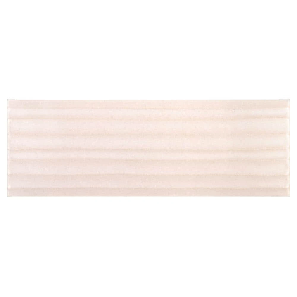 Ivory Lines 9.8 in. x 28.7 in. Matte Ceramic Wall Tile (15.71 sq. ft./Case) by Jeffrey Court 3 Ivory Lines 9.8 in. x 28.7 in. Matte Ceramic Wall Tile (15.71 sq. ft./Case) by Jeffrey Court