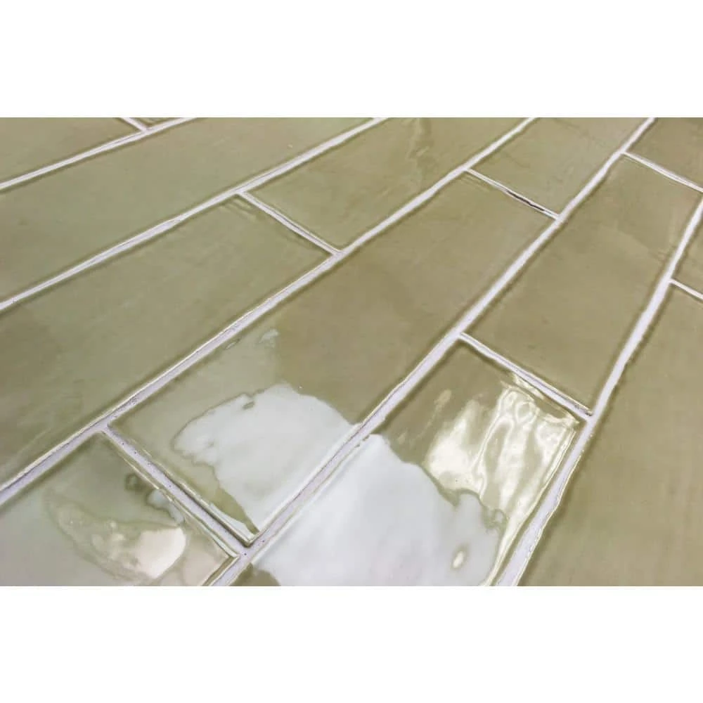 Catalina Kale 3 in. x 12 in. x 8 mm Polished Ceramic Subway Wall Tile (10.76 sq.ft./case) by Ivy Hill Tile 10 Catalina Kale 3 in. x 12 in. x 8 mm Polished Ceramic Subway Wall Tile (10.76 sq.ft./case) by Ivy Hill Tile - Image 8