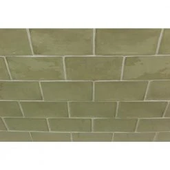 Catalina Kale 3 in. x 6 in. Polished Ceramic Subway Wall Tile (5.38 sq.ft./case) by Ivy Hill Tile 14 Catalina Kale 3 in. x 6 in. Polished Ceramic Subway Wall Tile (5.38 sq.ft./case) by Ivy Hill Tile -Tile Elegant Shop kale ivy hill tile ceramic tile ext3rd101723 44 1000