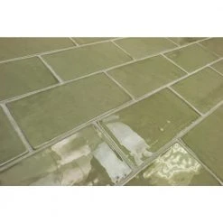 Catalina Kale 3 in. x 6 in. Polished Ceramic Subway Wall Tile (5.38 sq.ft./case) by Ivy Hill Tile 15 Catalina Kale 3 in. x 6 in. Polished Ceramic Subway Wall Tile (5.38 sq.ft./case) by Ivy Hill Tile -Tile Elegant Shop kale ivy hill tile ceramic tile ext3rd101723 fa 1000