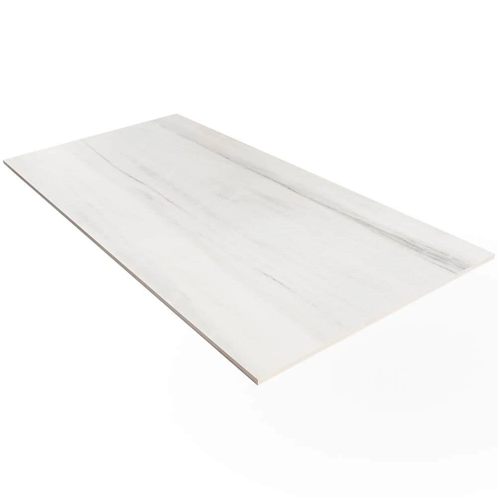 Essential Marble Lasa 24 in. x 48 in. Porcelain Floor and Wall Tile (15.49 sq. ft./Case) by Ivy Hill Tile 7 Essential Marble Lasa 24 in. x 48 in. Porcelain Floor and Wall Tile (15.49 sq. ft./Case) by Ivy Hill Tile - Image 5