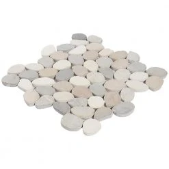 Countryside Sliced Round 11.81 in. x 11.81 in. Light Blend Floor and Wall Mosaic (0.97 sq. ft. / sheet) by Ivy Hill Tile 14 Countryside Sliced Round 11.81 in. x 11.81 in. Light Blend Floor and Wall Mosaic (0.97 sq. ft. / sheet) by Ivy Hill Tile -Tile Elegant Shop light blend ivy hill tile mosaic tile ext3rd105054 fa 1000