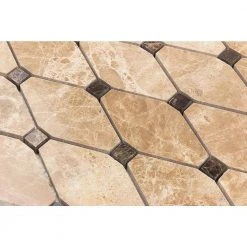 Diapson Light Emperador and Dark Emperador 11.87 in. x 13 in. Polished Marble Mosaic Tile (1.07 sq. ft./Sheet) by Ivy Hill Tile 9 Diapson Light Emperador and Dark Emperador 11.87 in. x 13 in. Polished Marble Mosaic Tile (1.07 sq. ft./Sheet) by Ivy Hill Tile -Tile Elegant Shop light emperador and dark emperador ivy hill tile marble tile ext3rd104521 1f 1000