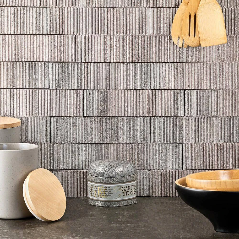 Weston Summit Light Gray 2 in. x 9 in. Glazed Clay Subway Wall Tile (30-Piece 4.30 sq. ft./Case) by Ivy Hill Tile 4 Weston Summit Light Gray 2 in. x 9 in. Glazed Clay Subway Wall Tile (30-Piece 4.30 sq. ft./Case) by Ivy Hill Tile - Image 2