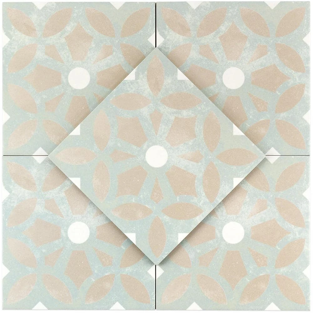 Anabella Louvre 9 in. x 9 in. x 11mm Matte Porcelain Floor and Wall Tile (10.76 sq. ft. / box) by Ivy Hill Tile 7 Anabella Louvre 9 in. x 9 in. x 11mm Matte Porcelain Floor and Wall Tile (10.76 sq. ft. / box) by Ivy Hill Tile - Image 5