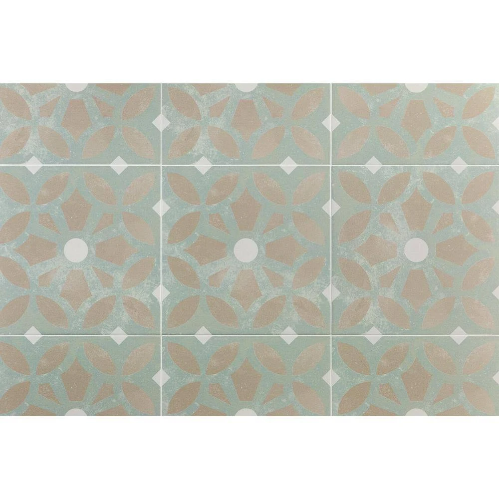 Anabella Louvre 9 in. x 9 in. x 11mm Matte Porcelain Floor and Wall Tile (10.76 sq. ft. / box) by Ivy Hill Tile 9 Anabella Louvre 9 in. x 9 in. x 11mm Matte Porcelain Floor and Wall Tile (10.76 sq. ft. / box) by Ivy Hill Tile - Image 7