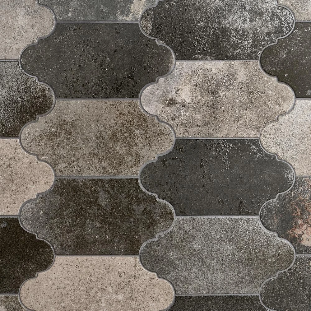Merci Arabesque Magma 6.37 in. x 9.93 in. Matte Porcelain Floor and Wall Tile (8.71 sq. ft./Case) by Ivy Hill Tile 5 Merci Arabesque Magma 6.37 in. x 9.93 in. Matte Porcelain Floor and Wall Tile (8.71 sq. ft./Case) by Ivy Hill Tile - Image 3