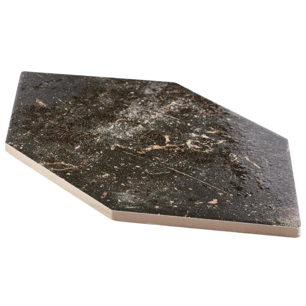 Merci Hex Magma 6.69 in. x 12.99 in. Matte Porcelain Floor and Wall Tile (8.39 sq. ft./Case) by Ivy Hill Tile 7 Merci Hex Magma 6.69 in. x 12.99 in. Matte Porcelain Floor and Wall Tile (8.39 sq. ft./Case) by Ivy Hill Tile - Image 5