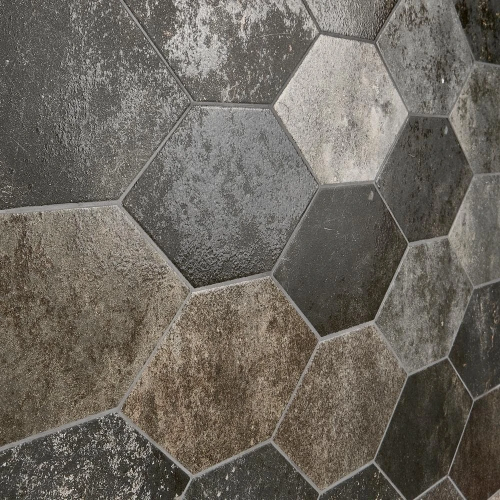 Merci Hex Magma 6.69 in. x 12.99 in. Matte Porcelain Floor and Wall Tile (8.39 sq. ft./Case) by Ivy Hill Tile 9 Merci Hex Magma 6.69 in. x 12.99 in. Matte Porcelain Floor and Wall Tile (8.39 sq. ft./Case) by Ivy Hill Tile - Image 7