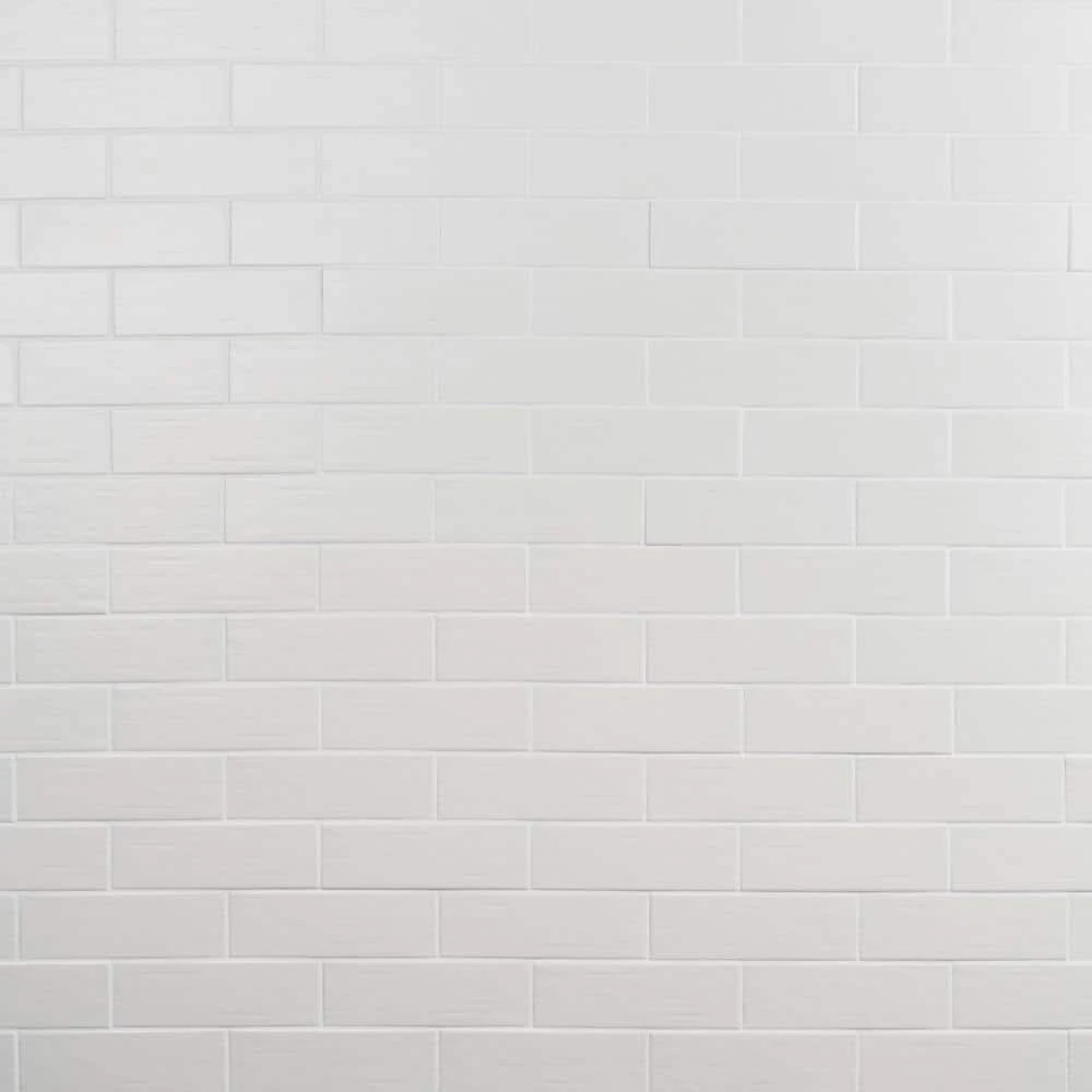 Crux Matte White 2.81 in. x 8.75 in. Matte Porcelain Subway Wall Tile (7.52 sq. ft./Case) by Ivy Hill Tile 3 Crux Matte White 2.81 in. x 8.75 in. Matte Porcelain Subway Wall Tile (7.52 sq. ft./Case) by Ivy Hill Tile