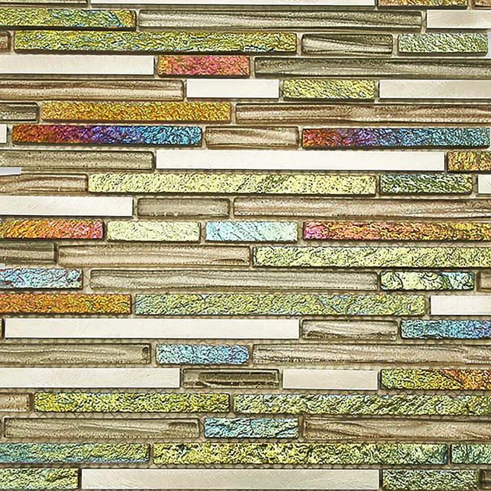 Paradise Eden 12 in. x 12 in. Glass Mosaic Tile by Ivy Hill Tile 4 Paradise Eden 12 in. x 12 in. Glass Mosaic Tile by Ivy Hill Tile - Image 2