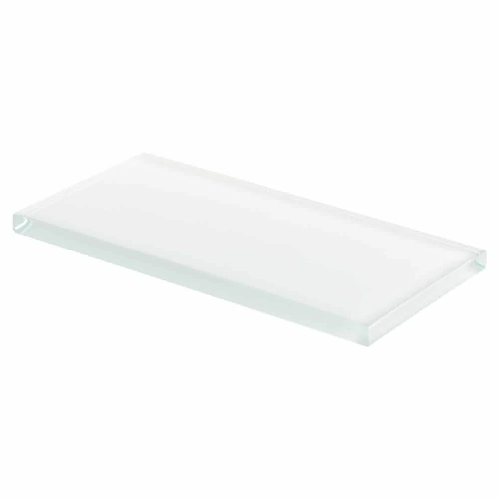 Morning Mist Blue 3 in. x 6 in. Subway Glossy Glass Wall Tile (10 sq. ft./Case) by Jeffrey Court 5 Morning Mist Blue 3 in. x 6 in. Subway Glossy Glass Wall Tile (10 sq. ft./Case) by Jeffrey Court - Image 3