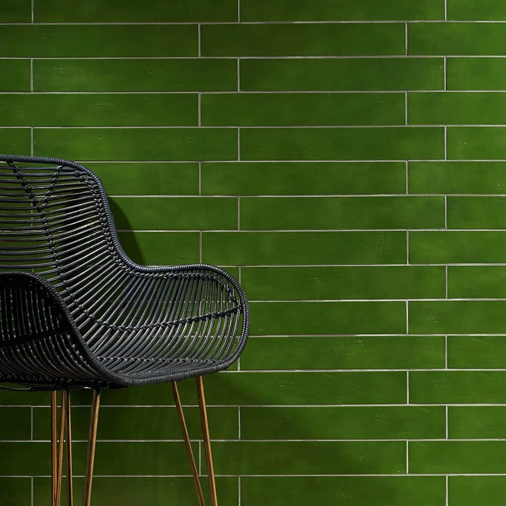 Appaloosa Moss 3 in. x 18 in. Porcelain Floor and Wall Tile (10.76 sq. ft./Case) by Ivy Hill Tile 4 Appaloosa Moss 3 in. x 18 in. Porcelain Floor and Wall Tile (10.76 sq. ft./Case) by Ivy Hill Tile - Image 2