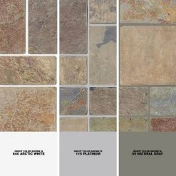 Rust Block Medley 11.75 in. x 11.75 in. Slate Wall and Floor Mosaic Tile (0.938 sq. ft./Each) by Jeffrey Court 11 Rust Block Medley 11.75 in. x 11.75 in. Slate Wall and Floor Mosaic Tile (0.938 sq. ft./Each) by Jeffrey Court -Tile Elegant Shop multi color jeffrey court mosaic tile 99124 1d 1000