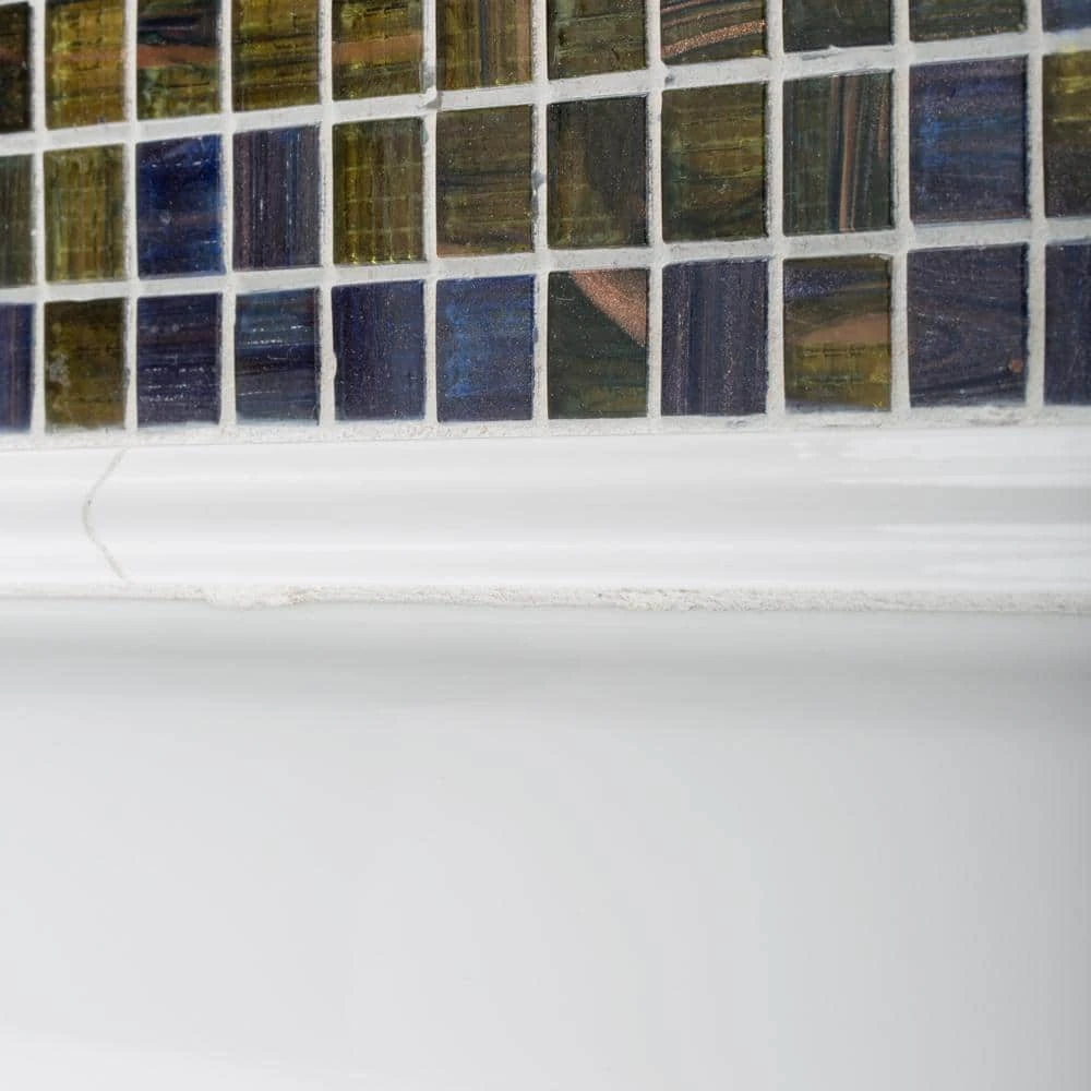 Vineyard Blue 11.875 in. x 11.875 in. Glossy Glass Mosaic Tile (19.58 sq. ft./Case) by Jeffrey Court 6 Vineyard Blue 11.875 in. x 11.875 in. Glossy Glass Mosaic Tile (19.58 sq. ft./Case) by Jeffrey Court - Image 4