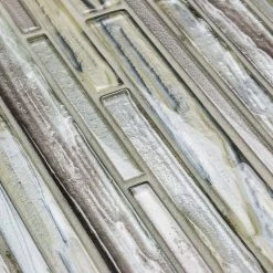 Midtown Sense Railroad Mutlicolor 11 .87 in. x 12.62 in. Polished Glass Wall Tile (1.04 sq. ft.) by Ivy Hill Tile 11 Midtown Sense Railroad Mutlicolor 11 .87 in. x 12.62 in. Polished Glass Wall Tile (1.04 sq. ft.) by Ivy Hill Tile -Tile Elegant Shop multicolor ivy hill tile mosaic tile ext3rd104720 1f 1000