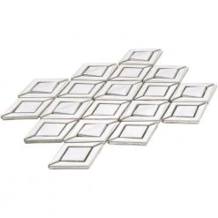 Delphi Jewel Natural White 12 in. x 16 in. Polished Ceramic Mosaic Tile (1.19 sq. ft./Sheet) by Ivy Hill Tile 13 Delphi Jewel Natural White 12 in. x 16 in. Polished Ceramic Mosaic Tile (1.19 sq. ft./Sheet) by Ivy Hill Tile -Tile Elegant Shop natural white ivy hill tile ceramic tile ext3rd100359 44 1000