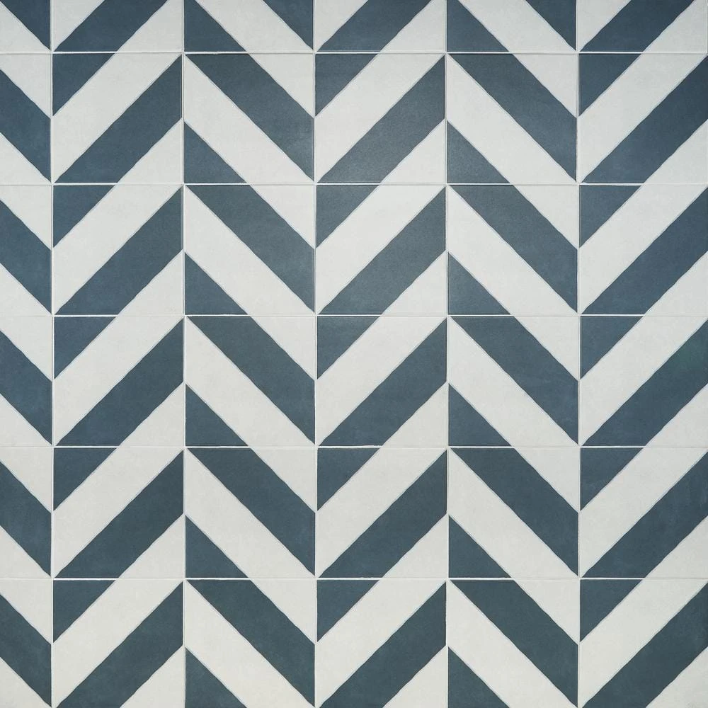Anya Navy Diagonal Square 9 in. x 9 in. Glazed Porcelain Floor and Wall Tile (10.76 sq. ft./Case) by Ivy Hill Tile 6 Anya Navy Diagonal Square 9 in. x 9 in. Glazed Porcelain Floor and Wall Tile (10.76 sq. ft./Case) by Ivy Hill Tile - Image 4