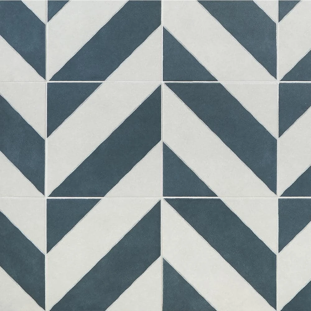 Anya Navy Diagonal Square 9 in. x 9 in. Glazed Porcelain Floor and Wall Tile (10.76 sq. ft./Case) by Ivy Hill Tile 3 Anya Navy Diagonal Square 9 in. x 9 in. Glazed Porcelain Floor and Wall Tile (10.76 sq. ft./Case) by Ivy Hill Tile