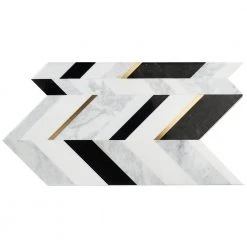 Tyra Nero 11.81 in. x 18.89 in. Polished Marble Wall Mosaic Tile (1.55 sq. ft./Each) by Ivy Hill Tile 13 Tyra Nero 11.81 in. x 18.89 in. Polished Marble Wall Mosaic Tile (1.55 sq. ft./Each) by Ivy Hill Tile -Tile Elegant Shop nero ivy hill tile marble tile ext3rd106774 4f 1000