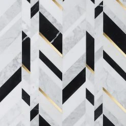 Tyra Nero 11.81 in. x 18.89 in. Polished Marble Wall Mosaic Tile (1.55 sq. ft./Each) by Ivy Hill Tile 12 Tyra Nero 11.81 in. x 18.89 in. Polished Marble Wall Mosaic Tile (1.55 sq. ft./Each) by Ivy Hill Tile -Tile Elegant Shop nero ivy hill tile marble tile ext3rd106774 c3 1000