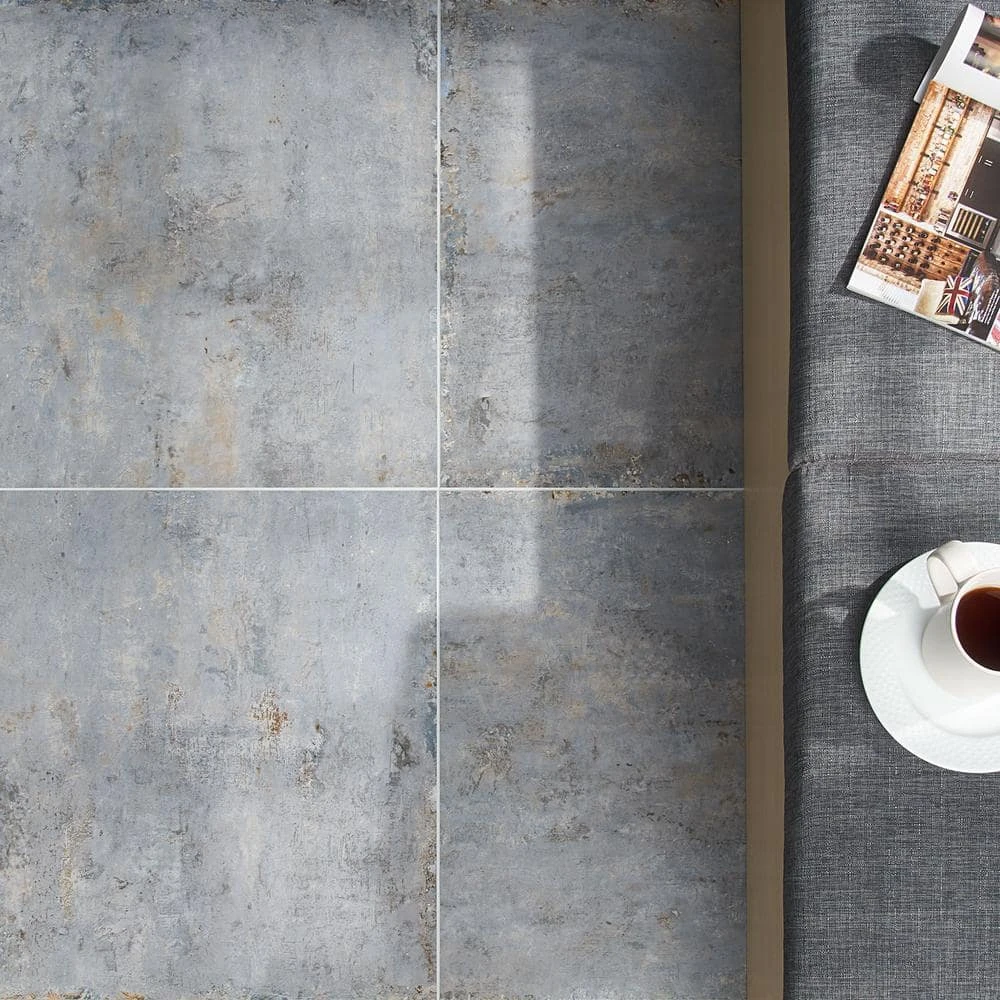 Mantis Ocean Blue 23.62 in. x 23.62 in. Matte Porcelain Floor and Wall Tile (11.62 sq. ft./Case) by Ivy Hill Tile 4 Mantis Ocean Blue 23.62 in. x 23.62 in. Matte Porcelain Floor and Wall Tile (11.62 sq. ft./Case) by Ivy Hill Tile - Image 2