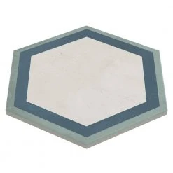 Dash Deco Ocean Cielo 8.5 in. x 9.84 in. Matte Hexagon Porcelain Floor and Wall Tile (12.66 sq. ft./Case) by Ivy Hill Tile 16 Dash Deco Ocean Cielo 8.5 in. x 9.84 in. Matte Hexagon Porcelain Floor and Wall Tile (12.66 sq. ft./Case) by Ivy Hill Tile -Tile Elegant Shop ocean cielo ivy hill tile porcelain tile ext3rd107126 1f 1000