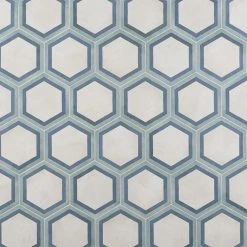 Dash Deco Ocean Cielo 8.5 in. x 9.84 in. Matte Hexagon Porcelain Floor and Wall Tile (12.66 sq. ft./Case) by Ivy Hill Tile 15 Dash Deco Ocean Cielo 8.5 in. x 9.84 in. Matte Hexagon Porcelain Floor and Wall Tile (12.66 sq. ft./Case) by Ivy Hill Tile -Tile Elegant Shop ocean cielo ivy hill tile porcelain tile ext3rd107126 4f 1000