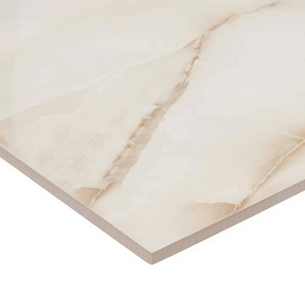 Selene Onyx Pearl 24 in. x 24 in. Polished Porcelain Floor and Wall Tile (15.49 sq. ft. / Case) by Ivy Hill Tile 6 Selene Onyx Pearl 24 in. x 24 in. Polished Porcelain Floor and Wall Tile (15.49 sq. ft. / Case) by Ivy Hill Tile - Image 4