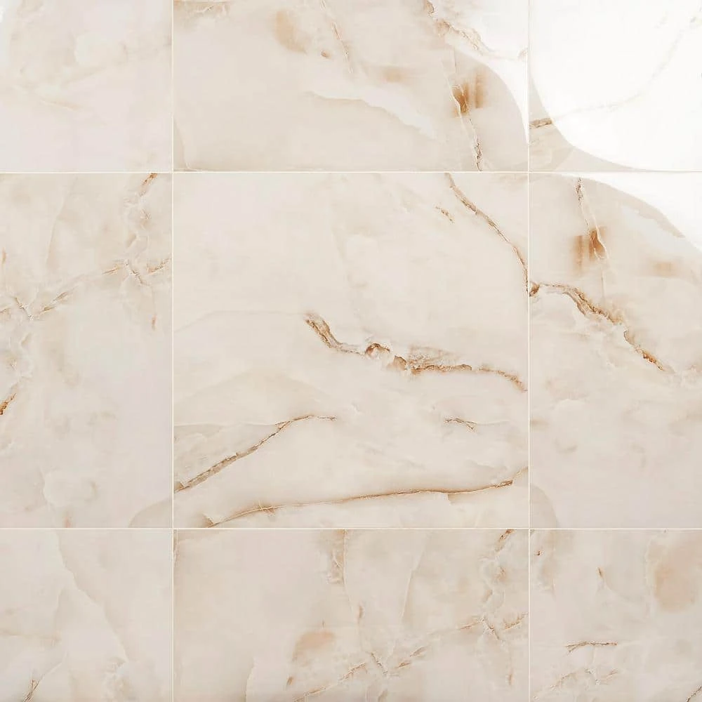 Selene Onyx Pearl 24 in. x 24 in. Polished Porcelain Floor and Wall Tile (15.49 sq. ft. / Case) by Ivy Hill Tile 3 Selene Onyx Pearl 24 in. x 24 in. Polished Porcelain Floor and Wall Tile (15.49 sq. ft. / Case) by Ivy Hill Tile