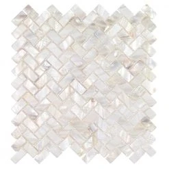 Pacific White Herringbone 11.81 in. x 11.81 in. Pearl Shell Mosaic Tile by Ivy Hill Tile 14 Pacific White Herringbone 11.81 in. x 11.81 in. Pearl Shell Mosaic Tile by Ivy Hill Tile -Tile Elegant Shop pearl ivy hill tile glass tile ext3rd102056 c3 1000