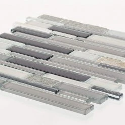 Platinum Pearl Pencil 10.625 in. x 12 in. Interlocking Quartz and Glass Mosaic Tile (8.85 sq. ft./Case) by Jeffrey Court 9 Platinum Pearl Pencil 10.625 in. x 12 in. Interlocking Quartz and Glass Mosaic Tile (8.85 sq. ft./Case) by Jeffrey Court -Tile Elegant Shop pearl jeffrey court mosaic tile 99602 40 1000