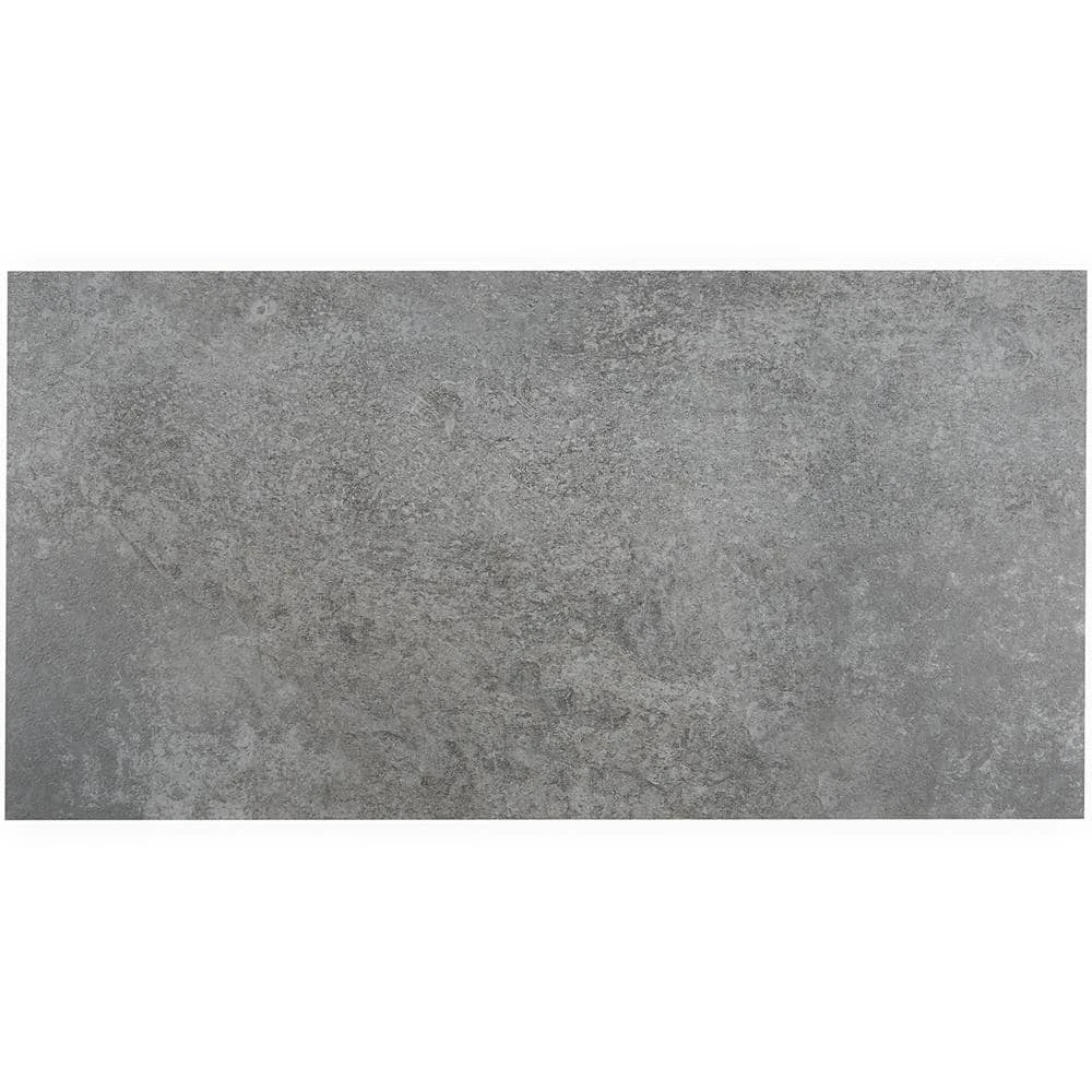 Revive 12mil Metalcrete 12.4 in. W x 24.4 in. L Pewter Waterproof Glue Down Vinyl Tile Flooring (42.04 Sq. Ft. / Case) by Ivy Hill Tile 7 Revive 12mil Metalcrete 12.4 in. W x 24.4 in. L Pewter Waterproof Glue Down Vinyl Tile Flooring (42.04 Sq. Ft. / Case) by Ivy Hill Tile - Image 5