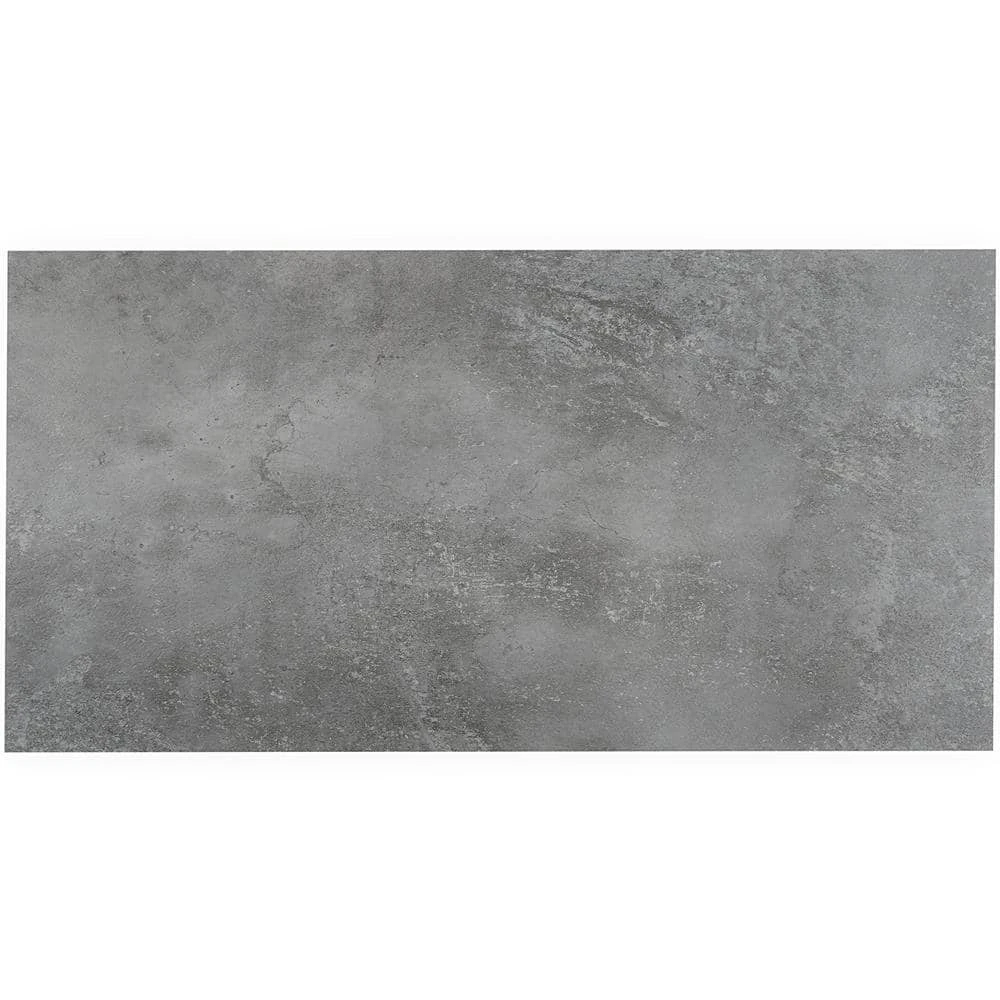Revive 12mil Metalcrete 12.4 in. W x 24.4 in. L Pewter Waterproof Glue Down Vinyl Tile Flooring (42.04 Sq. Ft. / Case) by Ivy Hill Tile 6 Revive 12mil Metalcrete 12.4 in. W x 24.4 in. L Pewter Waterproof Glue Down Vinyl Tile Flooring (42.04 Sq. Ft. / Case) by Ivy Hill Tile - Image 4