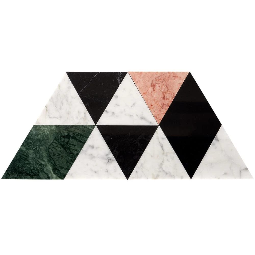 Prisma Pink 13.5 in. x 7.75 in. Polished Marble Floor and Wall Tile (0.73 sq. ft./Each) by Ivy Hill Tile 6 Prisma Pink 13.5 in. x 7.75 in. Polished Marble Floor and Wall Tile (0.73 sq. ft./Each) by Ivy Hill Tile - Image 4