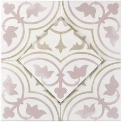 Anabella Tate 9 in. x 9 in. x 11mm Matte Porcelain Floor and Wall Tile (10.76 sq. ft. / box) by Ivy Hill Tile 11 Anabella Tate 9 in. x 9 in. x 11mm Matte Porcelain Floor and Wall Tile (10.76 sq. ft. / box) by Ivy Hill Tile -Tile Elegant Shop pink sand white ivy hill tile porcelain tile ext3rd101352 1d 1000