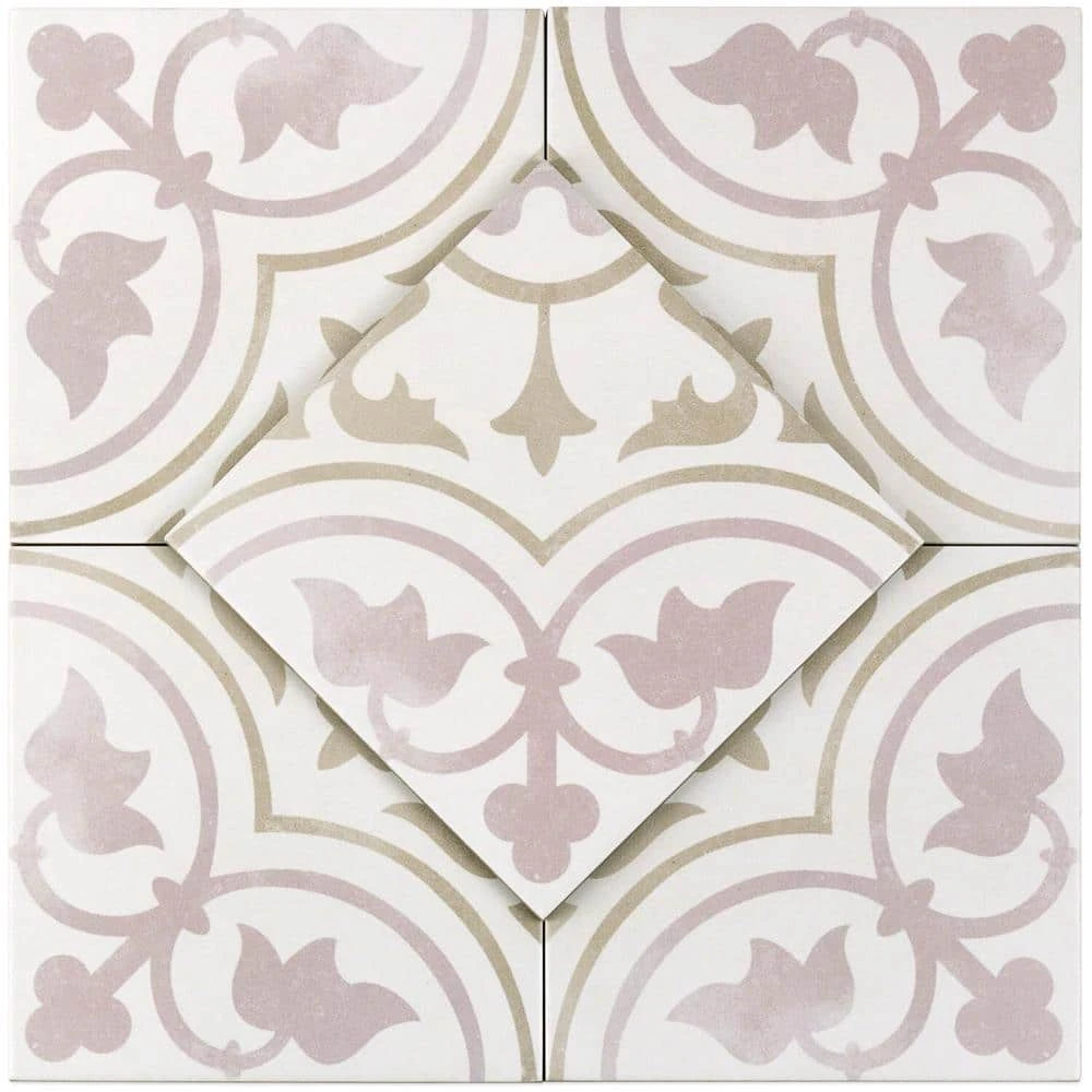 Anabella Tate 9 in. x 9 in. x 11mm Matte Porcelain Floor and Wall Tile (10.76 sq. ft. / box) by Ivy Hill Tile 6 Anabella Tate 9 in. x 9 in. x 11mm Matte Porcelain Floor and Wall Tile (10.76 sq. ft. / box) by Ivy Hill Tile - Image 4
