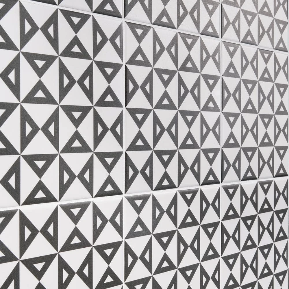 Script Angle Positive 7.87 in. x 7.87 in. Matte Porcelain Floor and Wall Tile (10.32 sq. ft./Case) by Ivy Hill Tile 9 Script Angle Positive 7.87 in. x 7.87 in. Matte Porcelain Floor and Wall Tile (10.32 sq. ft./Case) by Ivy Hill Tile - Image 7